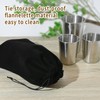 Saihisday 10Packed Silver Storage Bags, Anti-Tarnish Jewelry Storage Bags, Fabric