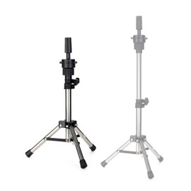 Neverland Mini Wig Stand Adjustable Tripod Head Stand for Hairdressing Training Head Mannequin Head Styling(14.37-22.44 Inch)