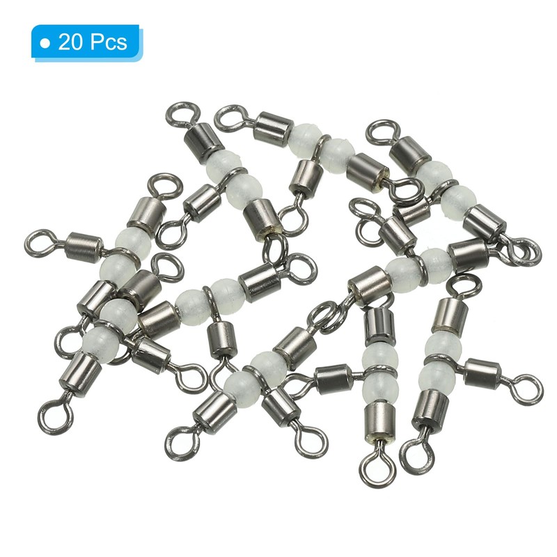 PATIKIL 20 Pack 3-Way Swivel 0.9x0.5 Inch Cross Line T-Turn