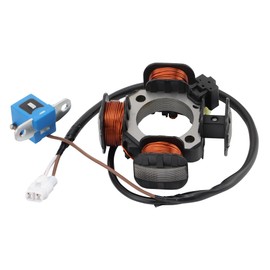 WOOSTAR 3 Coil 2 Wire Ignition Stator Magneto Replacement for Suzuki LTZ50 Quadsport Z50 2006-2010 2017-2018 ATV OEM 32101-43G00