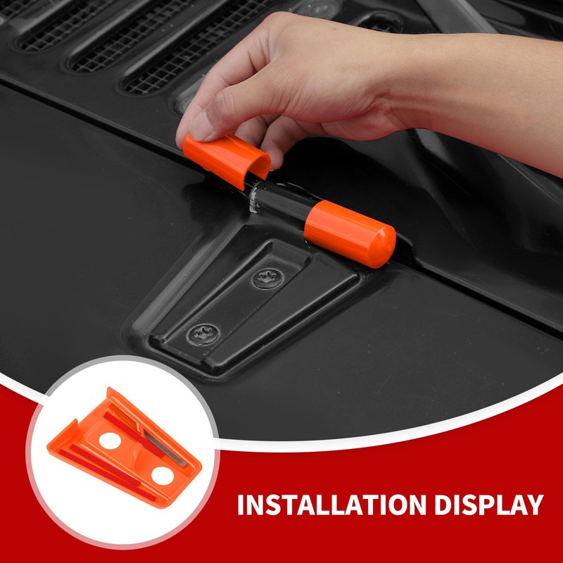 JeCar JK Hood Hinge & Bumper Stop Covers Exterior Accessories