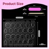 720 Pieces Double-Sided Nail Glue Stickers Transparent Set - 30