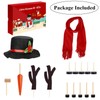 Colovis 16Pcs Snowman Decorating Kit, Snowman Making Kit Winter Party