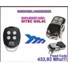 Ditec GOL4C Compatible Handheld Transmitter / 4-Channel Clone Remote Control