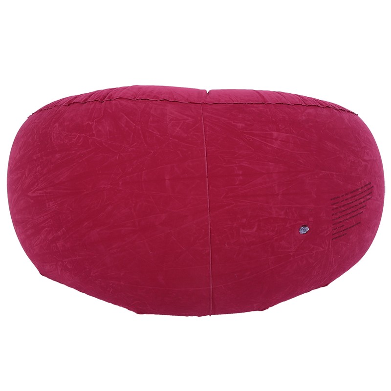 Outdoor Foldable Inflatable Flocked Single Sofa Chair for Living Room