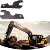 Quick Attach Ears for Kubota Excavators KX040, KX71, KX91, KX121,