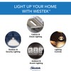 Westek 6009B 100W Full Range Lamp Socket Manual Dimmer, White