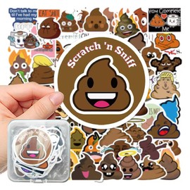 BEINME 60 Pieces Funny Sticky Notes, Cute Cartoon Gag Sticky Notes Vinyl Waterproof Stickers for Laptops, Cell Phones, Mugs, Journals, Dangerous Bar Stickers Student Rewards Funny Prizes
