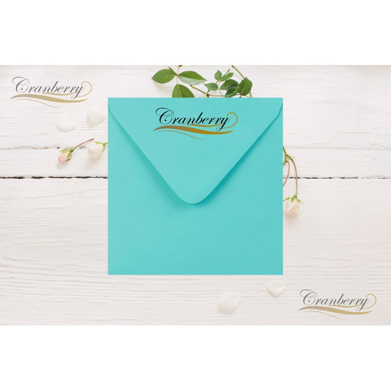 6" x 6" Turquoise Envelopes x 25 Pack. 100gsm Weight.