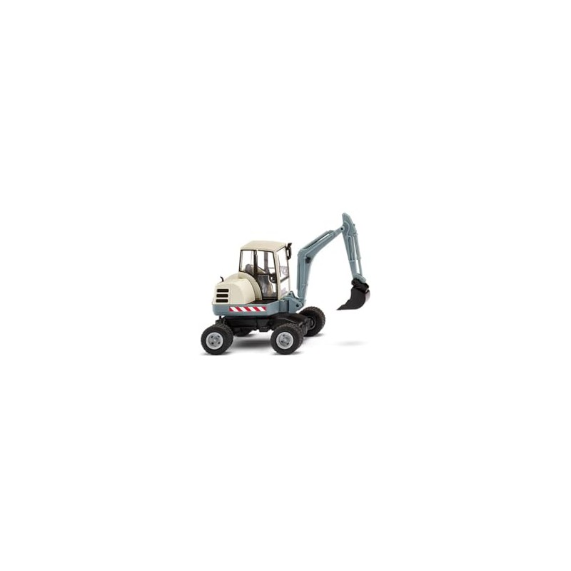 Wiking 065809 H0 Construction Vehicle Model Mini Excavator, Alpine Blue