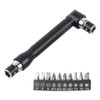 Kigauru L Shape 1/4 Wrench L Shape Extension Handle Set