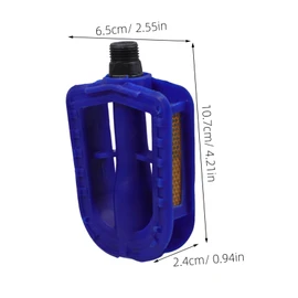 NOLITOY 1 Pair Non-Slip Pedal Cycling Bicycle Pedals Grips Pedal Nonslip Mountain Bike Pedal Pedals Lightweight Bike Pedals Safety Mountain Bike Pedals Anti-Slip Bike Pedal Blue