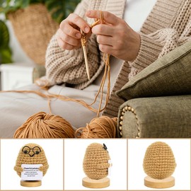 Cute Postive Potato Emotional Support Crochet Animals with Positive Messages You Got This Inspirational Gifts for Women Men Graduation Gifts for Her Him Motivational Desk Decor for Home Office