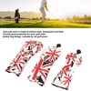 3Pcs Golf Club Head Cover Oxford Cloth British Flag Golf