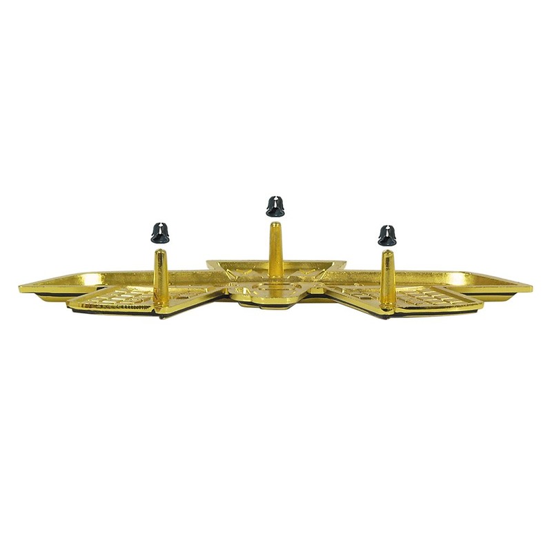 Auto Krafters Compatible/Replacement for Fender Emblem “406” Eagle Gold Front