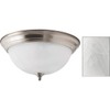 CANARM LTD. IFM413BN 13" 2 Bulb Flush Mount, Brushed Nickel