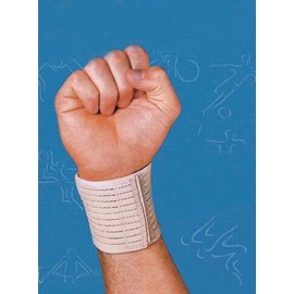 Wrist Support Sport-Aid Strap Elastic Beige One Size Fits Most (1 Each)