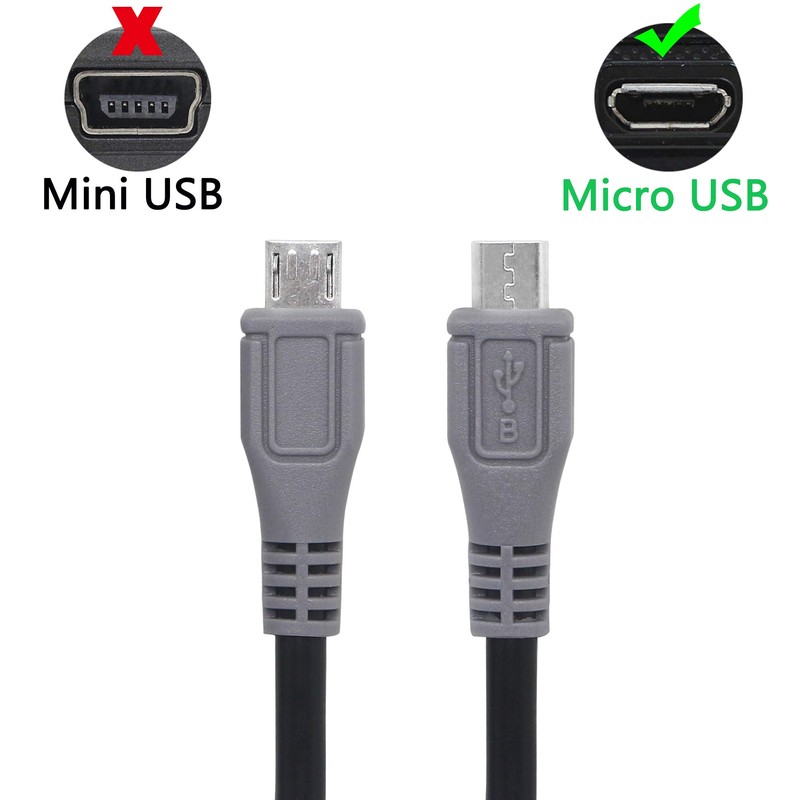 CERRXIAN USB Micro Male to Micro Male OTG Adapter Cable
