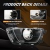 RAPOOSANS Driving Fog Lights Lamps Assembly for 2015-2019 Chevy Colorado