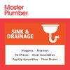 Master Plumber 420F, Sink Basket Strainer, Push & Seal, Ball