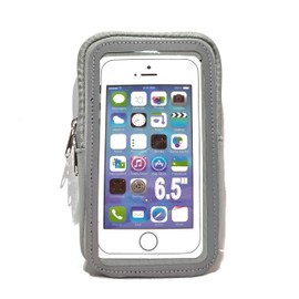 Armband Adjustable Phone Armband for Running,Walking for Phone,Phone Holder Armpouch Watertight,with Zipper Slot for Airpods,Key fit iPhone15/14/13/12Pro Max,Mini,Galaxy EdgeS24/S23 and More Size