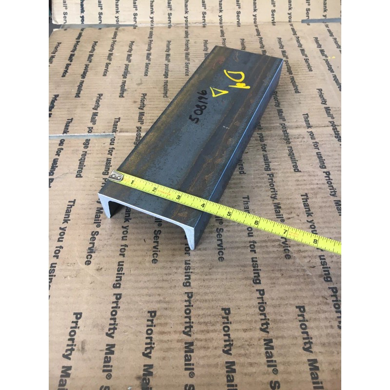 4" STEEL CHANNEL Bracing welding shop stock 10" Long