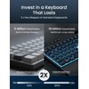 SABLUTE Wireless Backlit Keyboard and Mouse Combo, Rechargeable Quiet