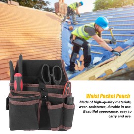 Multifunctional Electrician Tool Pouch Bag Technician's Tool Holder Waist Pocket Belt Storage Holder