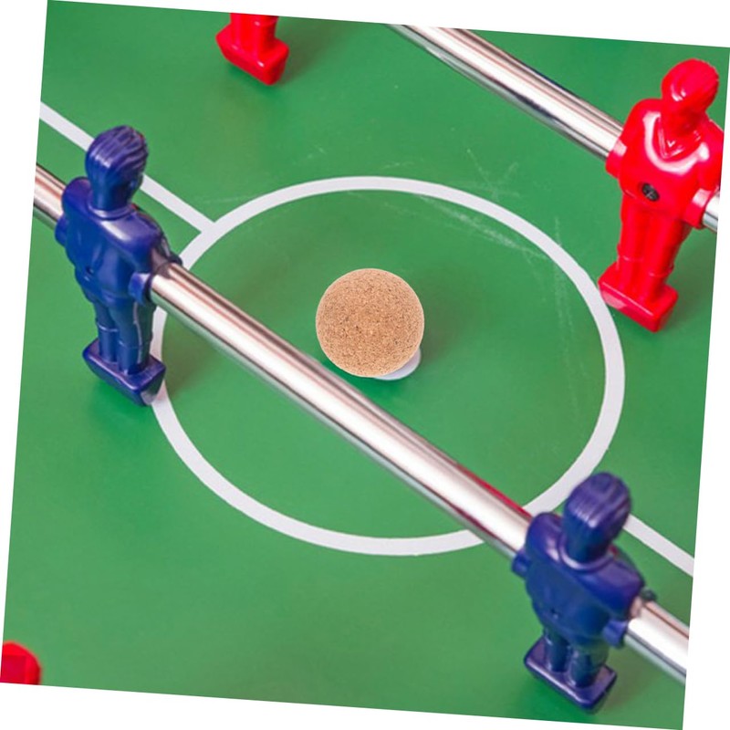 Abaodam 32mm Wooden Foosball Table Balls 5 Pcs Cork Replacement
