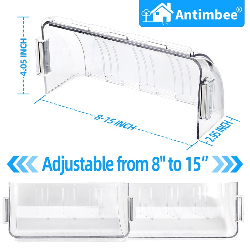 Antimbee 2 Pack Adjustable Magnetic Heat & Air Vent Deflector
