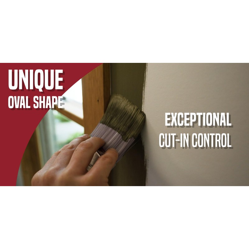 Hyde E-Volution 47322 Pinsel, oval, Polyester SRT Filament, steife Mischung