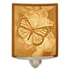 Butterfly-Monarch - Curved Porcelain Lithophane Night Light