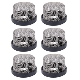 SEAFLO Stainless Steel Mesh Strainer ¾ Inch-14 | Aerator Screen Strainer for Livewell Pump | Corrosion-Resistant, Easy Installation, Marine-Grade Stainless Mesh (6-Pack)