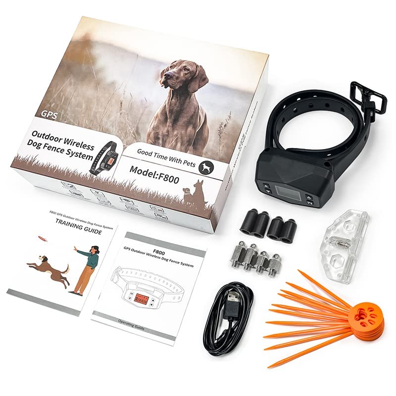 GynoiusCat GPS Dog Electric Fence Wireless, Upgraded Version GPS Boundary