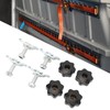 Carbon Steel Stud Fittings, 360 Degree Rotation L Track Tie