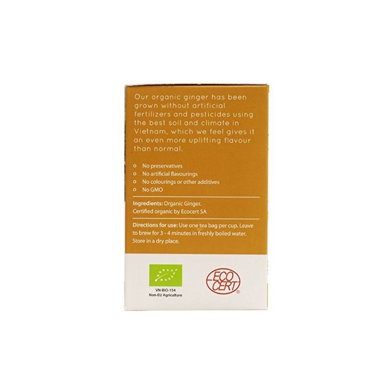 Natur Boutique Organic Ginger Tea 20 per pack