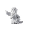 Angel Small White Matt Angel with Butterfly