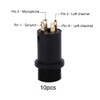 VooGenzek 10 PCS 3.5mm Mini Stereo Female Jack Socket Plug