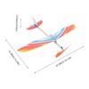 ibasenice Elastic Band Aeroplane 3 Pieces DIY Creative Plane Model