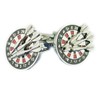 Dartboard & Darts Cufflinks