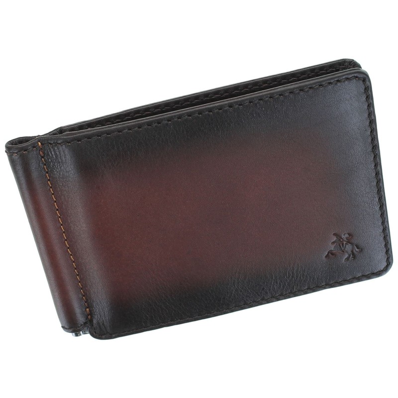 VISCONTI Atelier Collection Miles Leather Wallet with Money Clip RFID