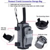 Crutch Bag Lightweight Crutch Accessories Storage Pouch with Reflective Strap