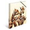 HERMA Portfolio Folder A4 Giraffe Children's Plastic Corner Folder with