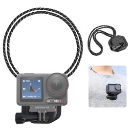 Magnetic Neck Mount for DJI Osmo Action 5 Pro, Quick Release POV Magnetic Chest Mount, with Adjustable Neck Strap Lanyards, for Go pro Hero13/12/11/10/9/8, for Insta360 X5/X4 Ace Pro Accessories