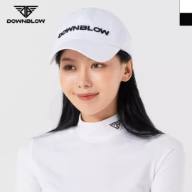 (블랙 | F) 여자 골프캡 모자 [화이트] (Black | F) Women's Golf Cap Hat [White]