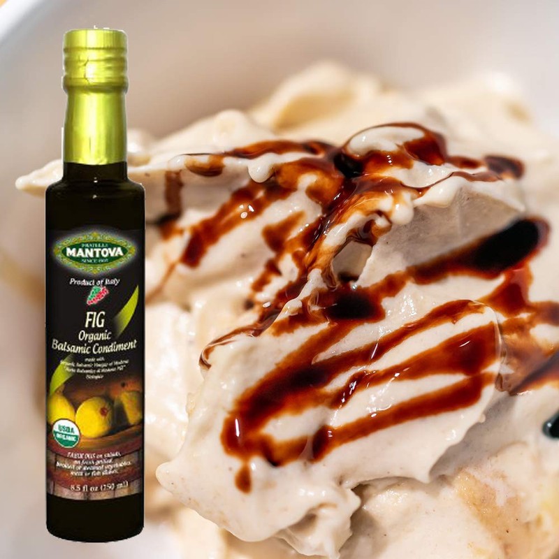 Mantova Organic Balsamic Vinegar of Modena Pack of 4 Flavored
