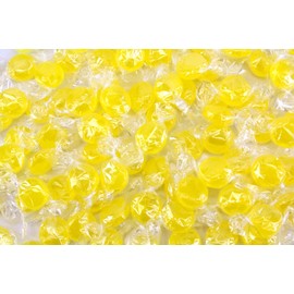 Planet Sweets Premium Sugar Free Lemon Hard Candy Buttons - 1.5 Pounds - Individually Wrapped Discs