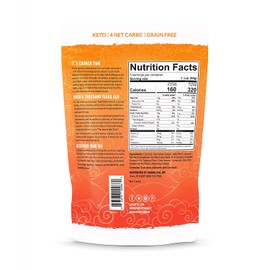 Lakanto Healthy Quick Breakfast Granola, Cinnamon Almond Crunch Cereal with Monk Fruit, Keto Snack, Sugar Free, Vegan, Gluten Free & Grain Free (11 Ounce)