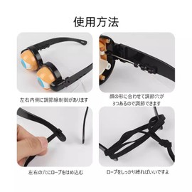 FineGood Zakoshi Glasses, Crazy Eyes, Non-Slip, Painless, Party Entertainment Goods, For Cosplay, New Year's Party, Halloween, Birthday, Toy Gift