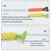 XINJIDUO Carrot Dog Toy (6-Piece Set) - Durable Rope Toy